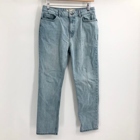 Fat Face UK Eco Denim Chesam Girlfriend Jeans Light Wash Pants US Size 6R - Picture 1 of 13